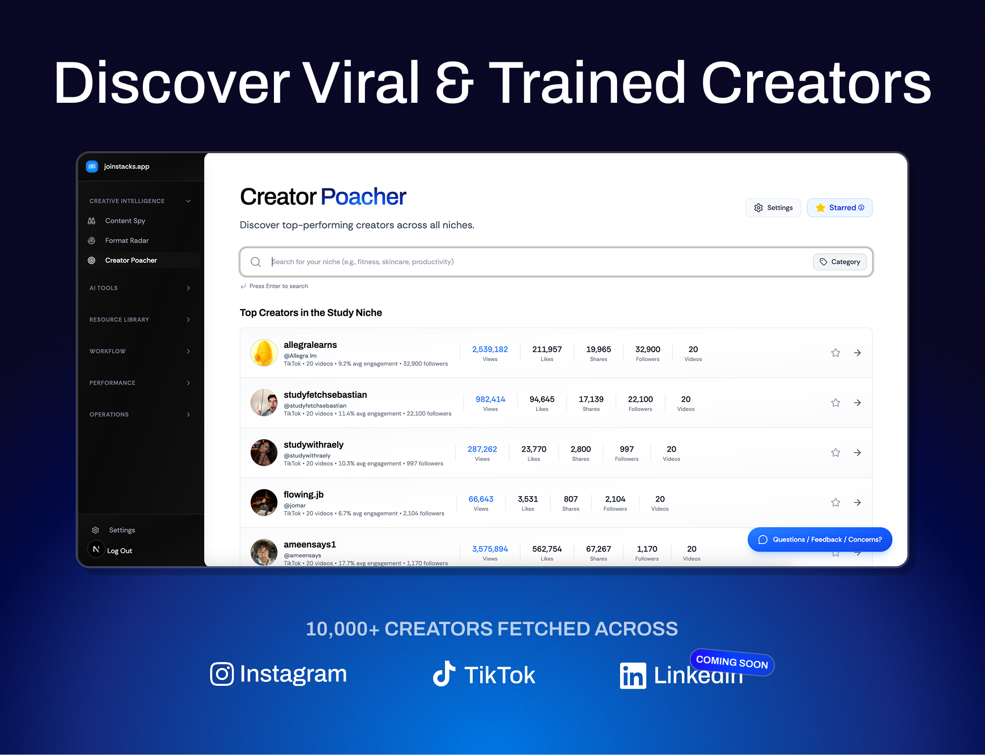 Creator Poaching Preview