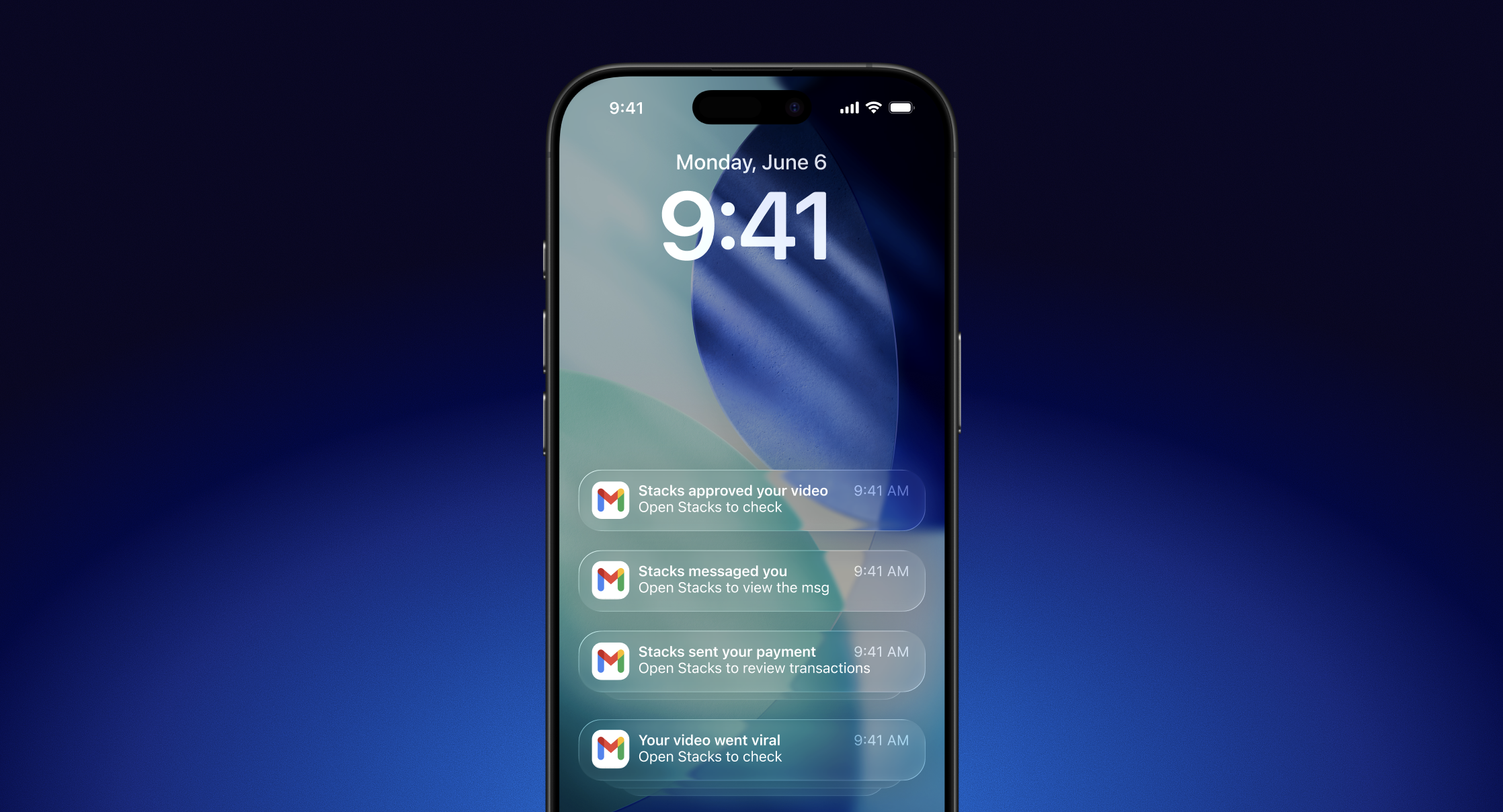 Notifications Preview